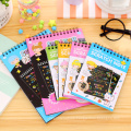 New Fashion Colorful Paper Sheet Scratch Art